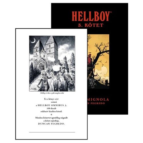 Hellboy Omnibus 3. (limitált, dedikált) - UTOLSÓ DARABOK!